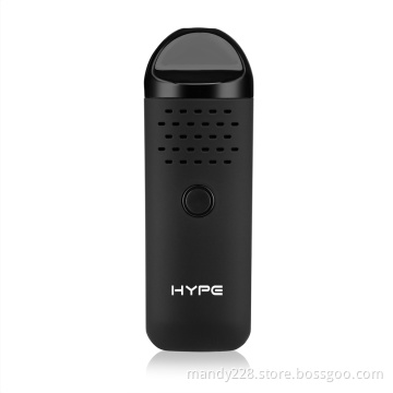 Folartech hype vaporizer for dry herb with ceramic heating chamber temperature control